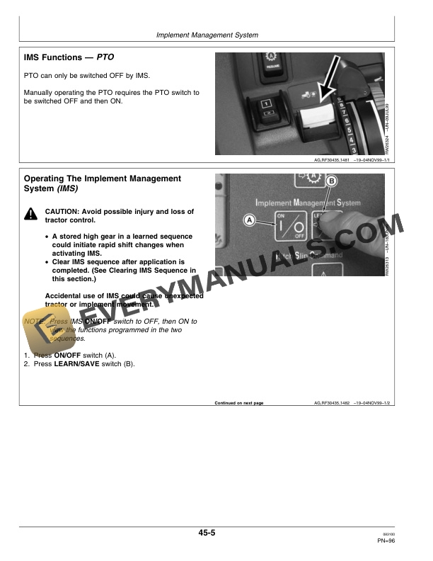 John Deere 8110T 8210T 8310T 8410T Tractor Operator Manual OMAR178340 2