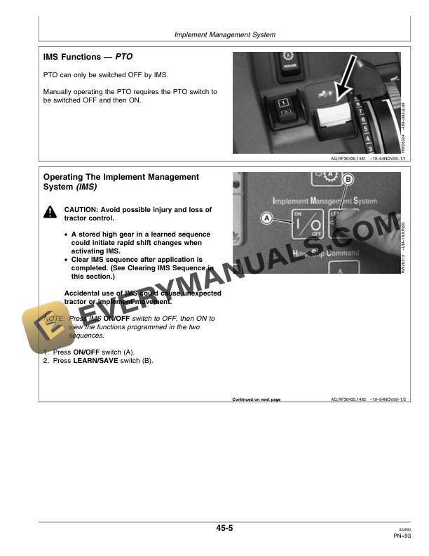 John Deere 8110t 8210t 8310t And 8410t Tractors Operator Manuals OMAR170493 2