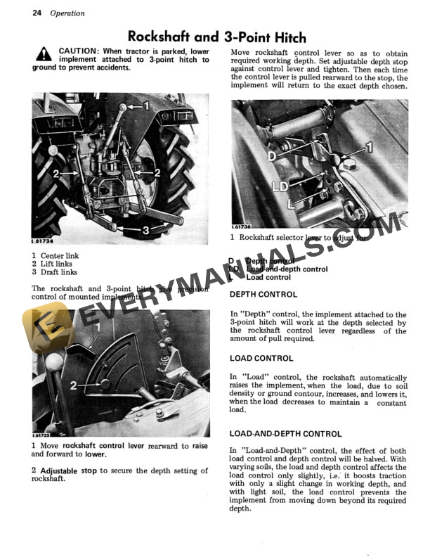 John Deere 830 930 Tractors Operator Manuals OML31437 2