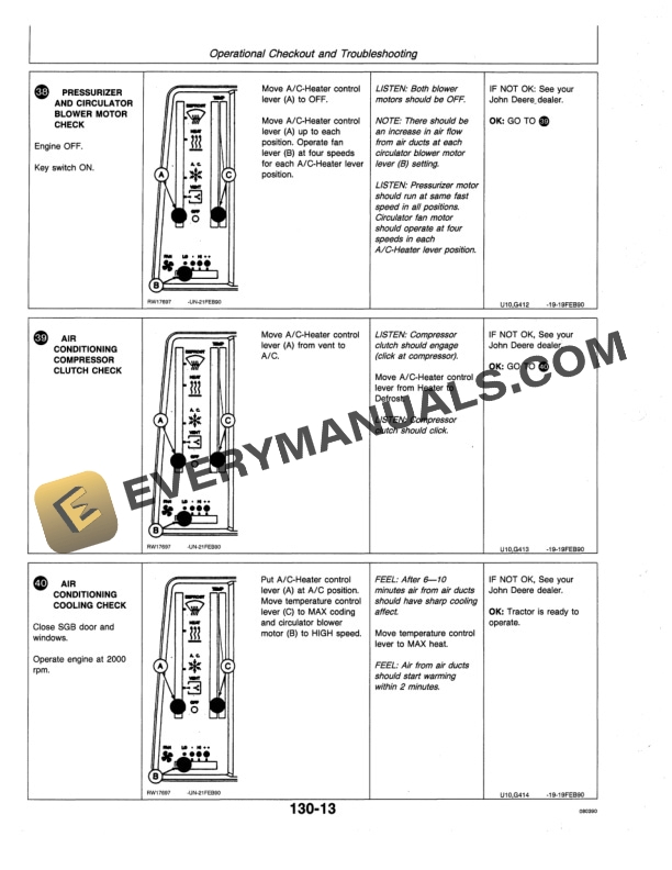 John Deere 8560 8760 8960 Tractor Operator Manual OMAR109479 3