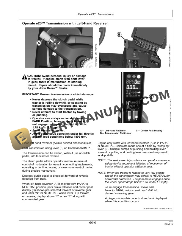 John Deere 8R Tractor Operator Manual OMRE581969 4 John Deere 8R Tractor Operator Manual OMRE581969-2
