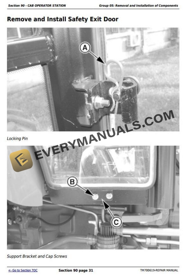 John Deere 904 1054 1204 1354 1404 Tractor Repair Manual TM700619 4 John Deere 904 1054 1204 1354 1404 Tractor Repair Manual TM700619_1