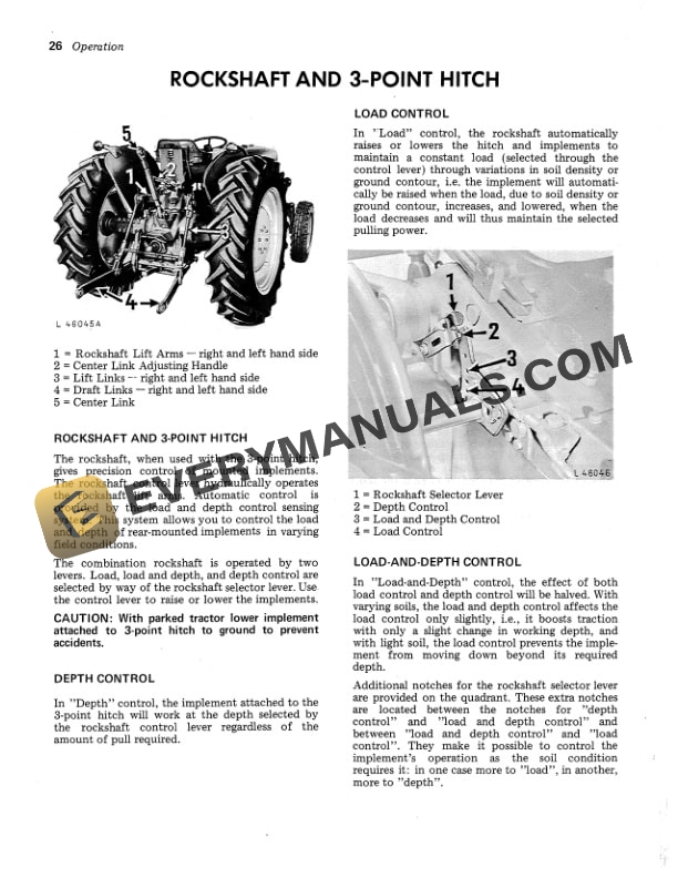John Deere 920 Trators Operator Manual OML27360 2