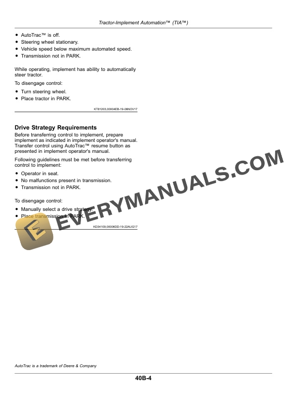 John Deere 9RX Scraper Tractors Operator Manual OMRE591659 4 John Deere 9RX Tractor Operator Manual OMRE591659-2