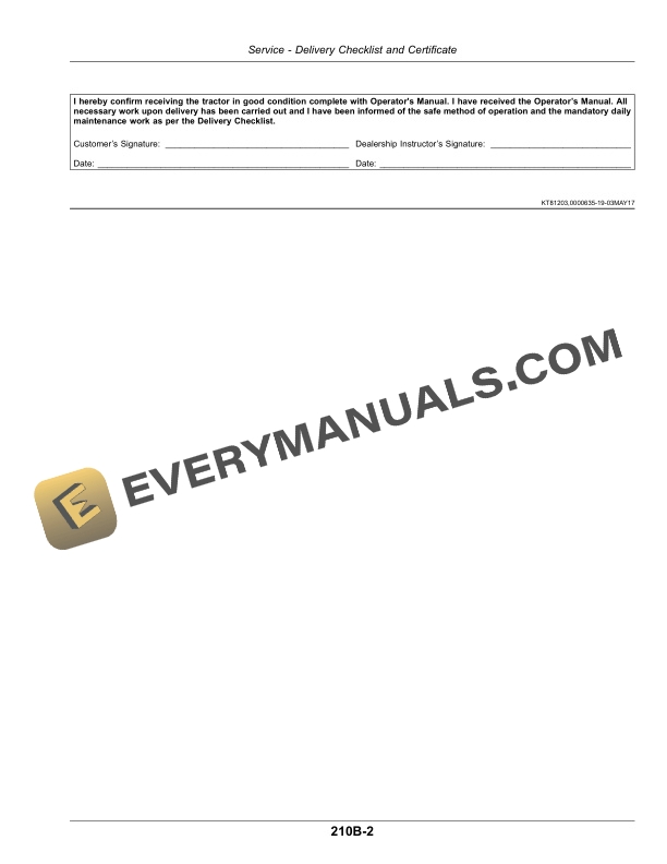 John Deere 9R Tractors Operator Manual OMRE591681 5 John Deere 9r Tractors Operator Manuals OMRE591681-3