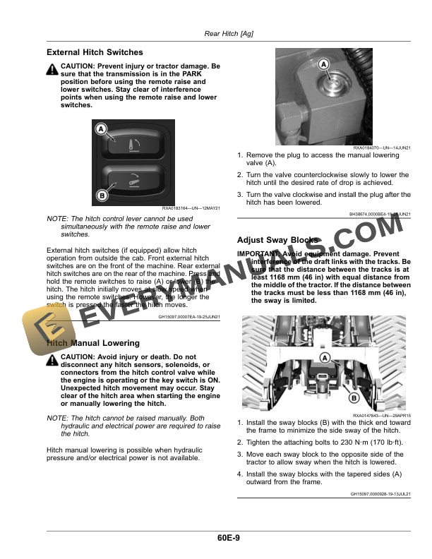 John Deere 9RX Tractors Operator Manual OMTR118799 4 John Deere 9rx Tractors Operator Manuals OMTR118799-2