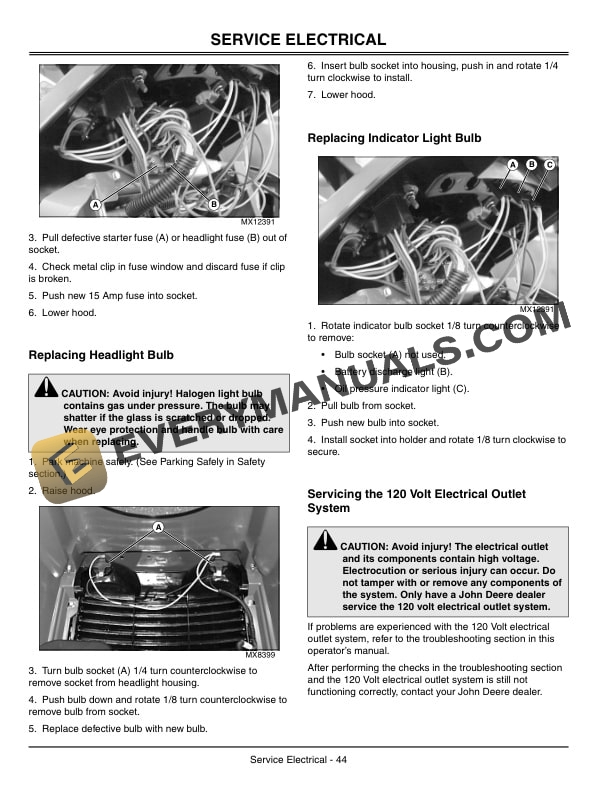 John Deere GT235 Tractor Operator Manual OMM146765 3