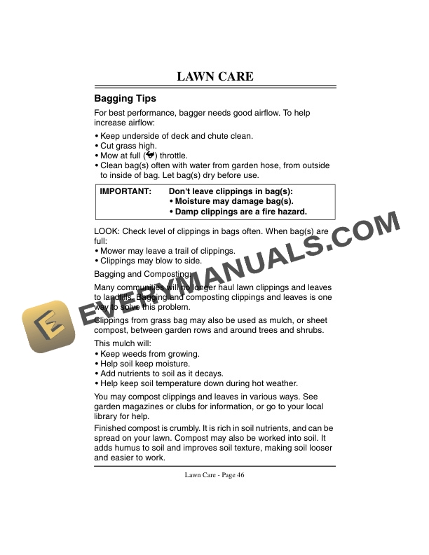 John Deere LT133 LT155 and LT166 Tractor Operator Manual OMM138782 2