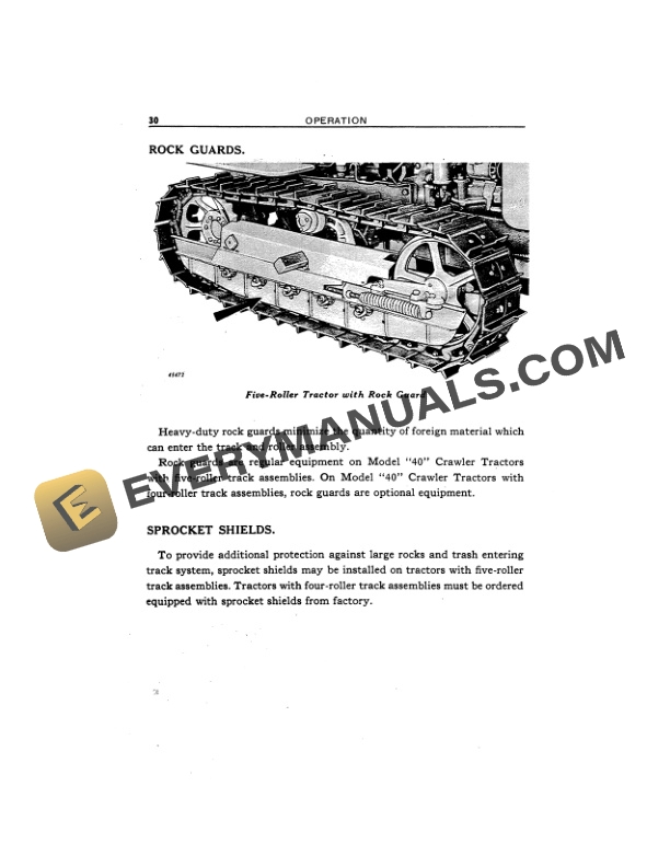 John Deere Model 40 Tractor Operator Manual OMT9555 2