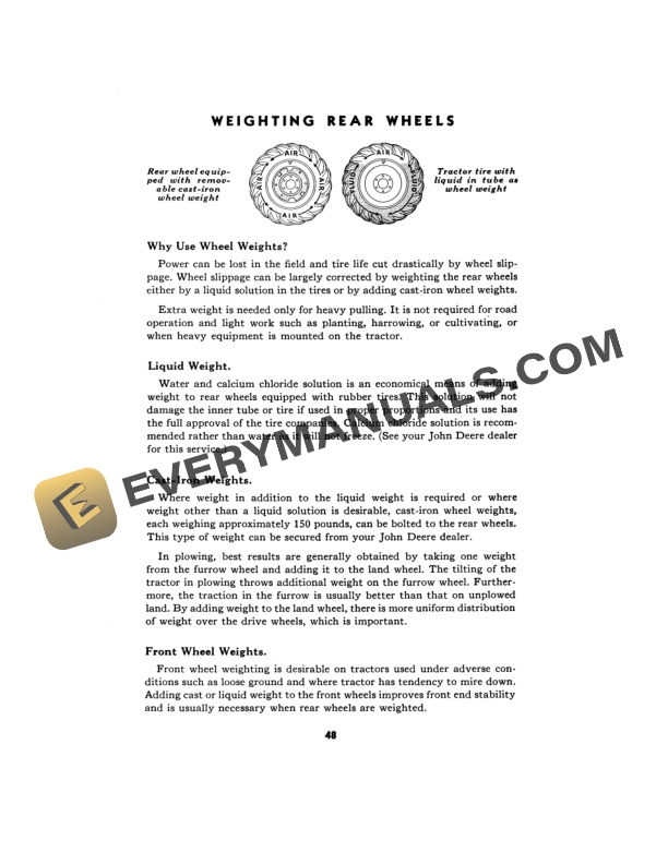 John Deere Model A Tractor Operator Manual OMR2001 3