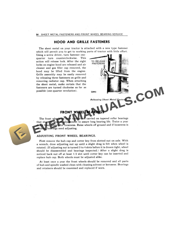 John Deere Model M Tractor Operator Manual OMTM31051 3