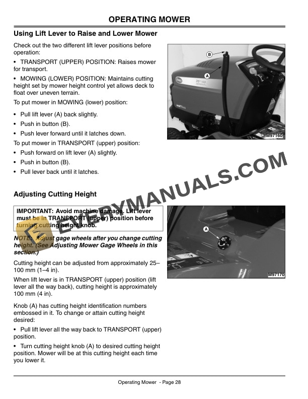 John Deere S2048 S2554 Tractor Operator Manual OMM141709 2