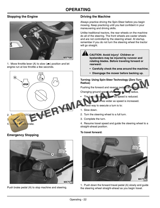 John Deere SST16 and SST18 Tractor Operator Manual OMM145603 2