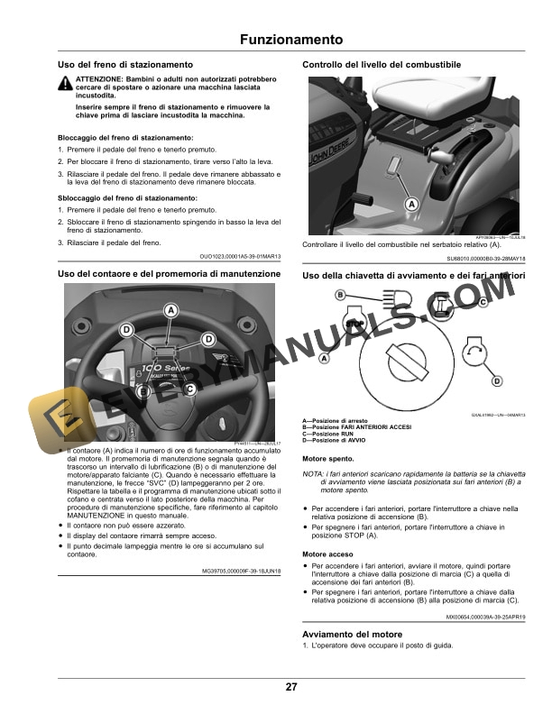John Deere X116R, X146R, X166R Lawn Tractors Operator Manual OMUC23971 5 John Deere X116r, X146r, And X166r Lawn Tractors Operator Manuals OMUC23971-3