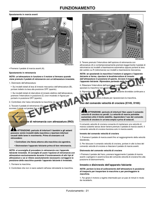 John Deere X125, X145, X165 Tractors Operator Manual OMGX23658 5 John Deere X125, X145, X165 Tractors Operator Manual OMGX23658-3