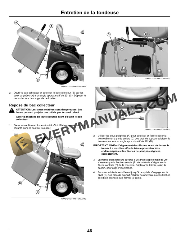 John Deere X135R, X155R Tractors Operator Manual OMGX25276 4 John Deere X135r, X155r Tractors Operator Manuals OMGX25276-2