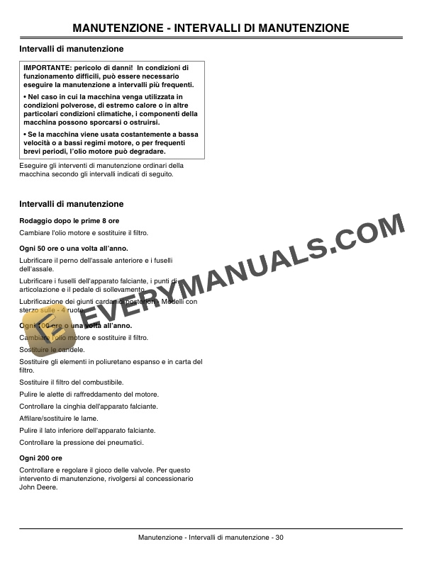 John Deere X300 Tractors Operator Manuals OMM154282 3