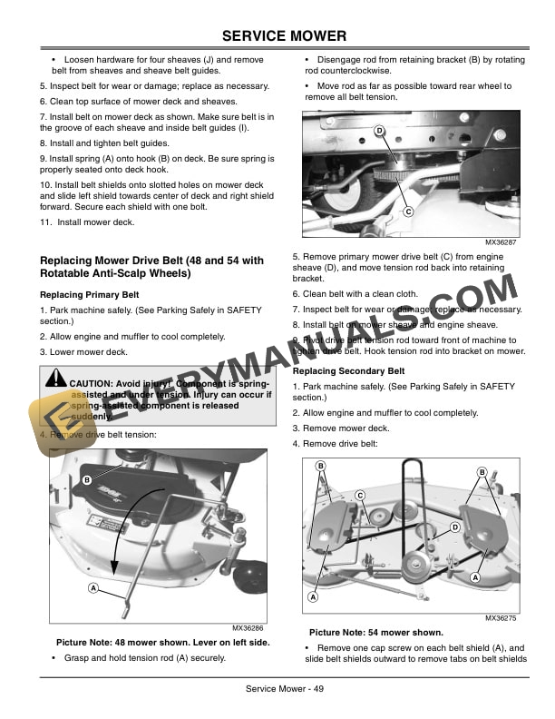 John Deere X300 Tractors Tractor Operator Manual OMM155820 3