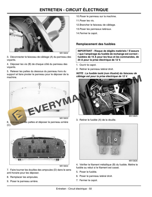 John Deere X495 Lawn And Garden Tractors Operator Manuals OMM146858 2