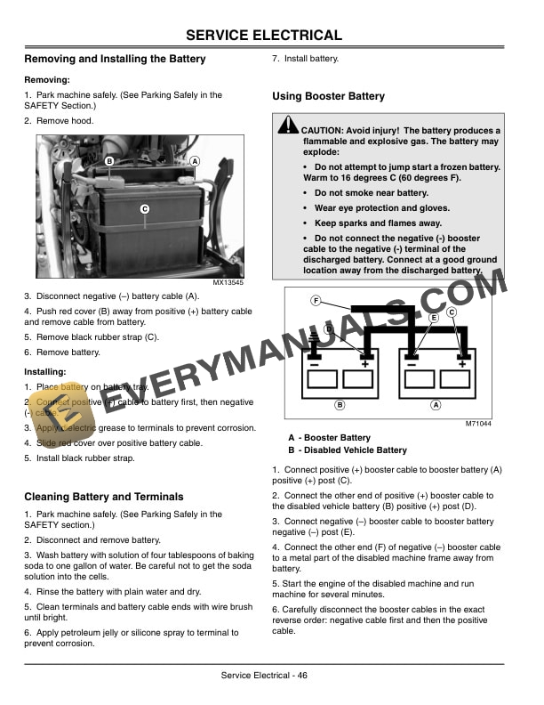 John Deere X495 Tractor Operator Manual OMM149455 3