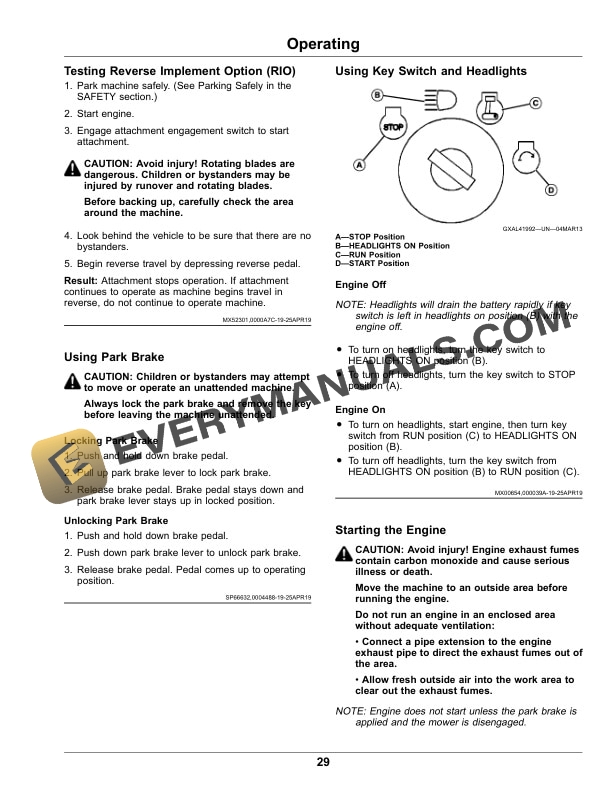 John Deere X570, X580, X584, X590 Select Series Tractors Operator Manual OMUC22096 4 John Deere X570, X580, X584, and X590 Tractor Operator Manual OMUC22096-2