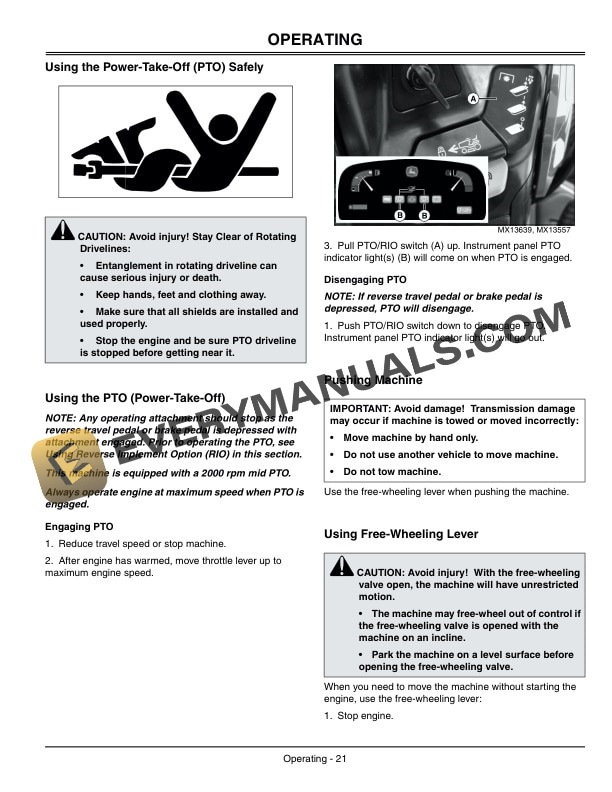John Deere X575 X585 Tractor Operator Manual OMM148365 2