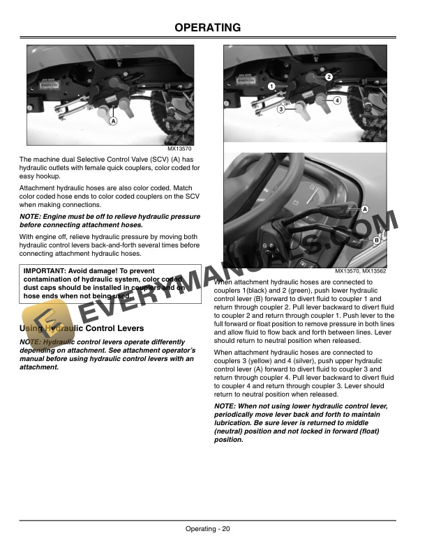 John Deere X595 Tractor Operator Manual OMM146853 2