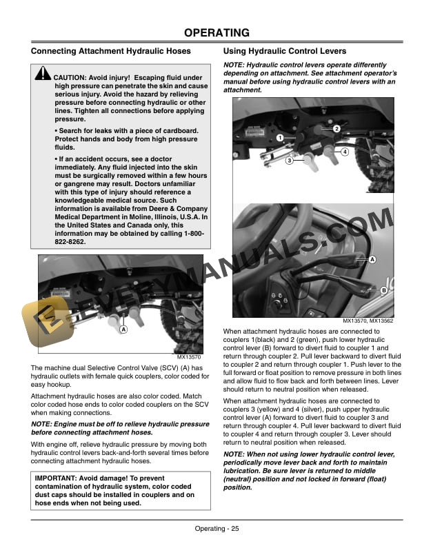 John Deere X740 X744 X748 Tractor Operator Manual OMM154033 2