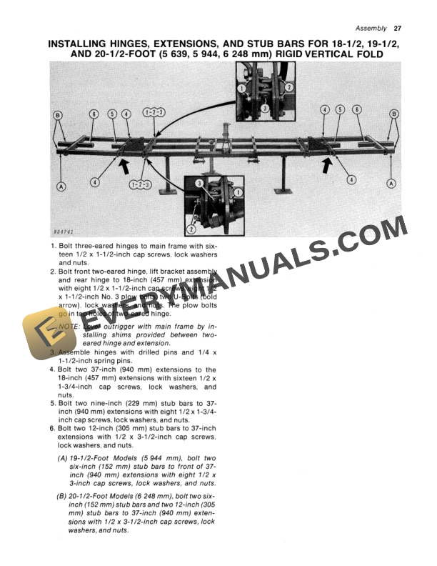 John Deere 1010 INTEGRAL FIELD CULTIVATOR Operator Manual OMN159504 3