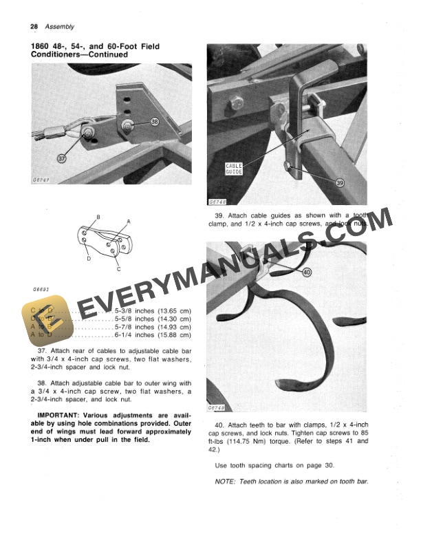 John Deere 1850 AND 1860 FIELD CONDITIONER Operator Manual OMGA11534 3