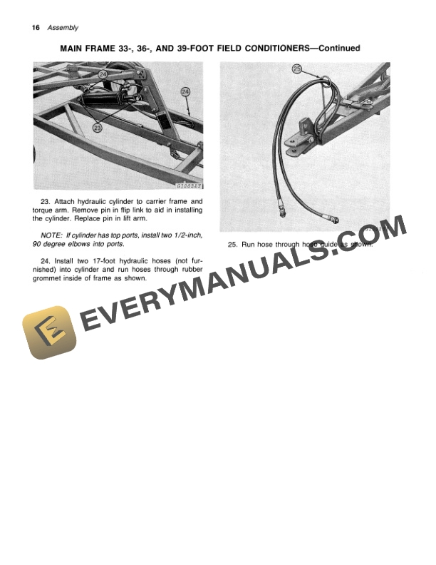 John Deere 1855 FIELD CONDITIONER Operator Manual OMGA11115 3