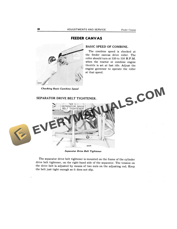 John Deere 25 Combine Operator Manual OMH35153 2
