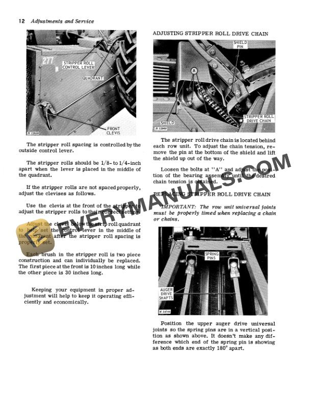 John Deere 277 Two Row Cotton Sripper Operator Manual OMN159038 2