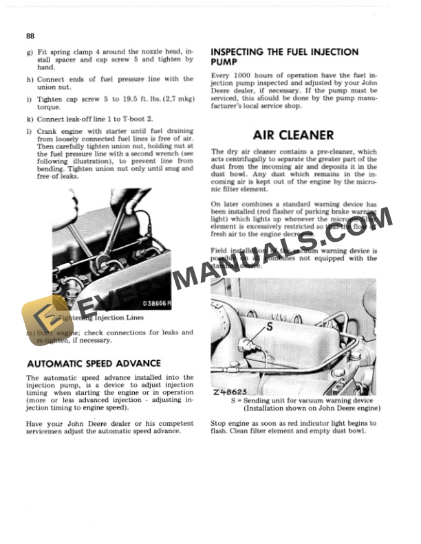 John Deere 330 430 Combine Operator Manual OMZ90808 3