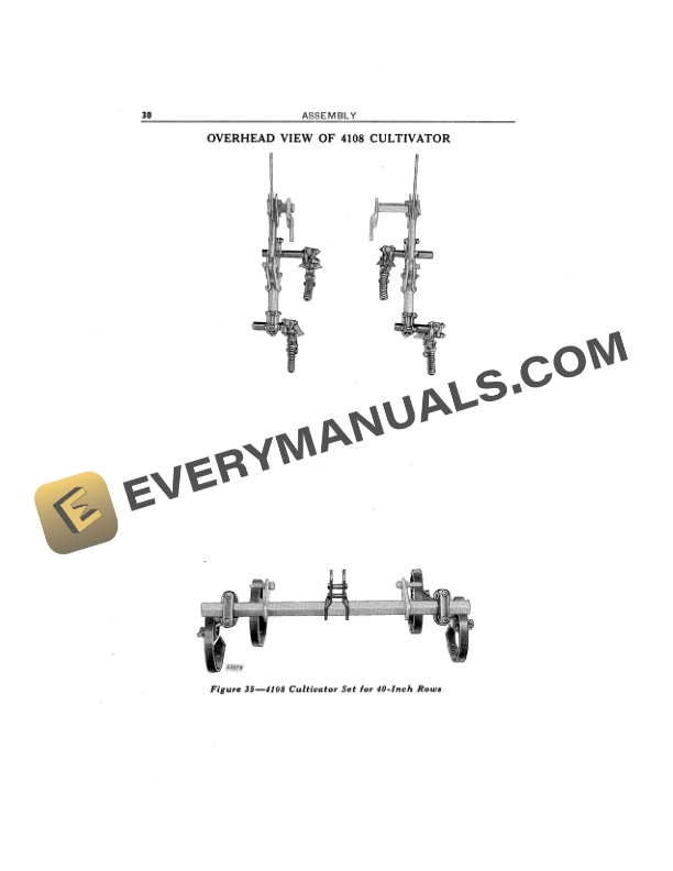 John Deere 4100 SERIES ROW CROP CULTIVATOR FOR 320 420 AND 40 STANDARD TRACTORS Operator Manual OMN201056 3