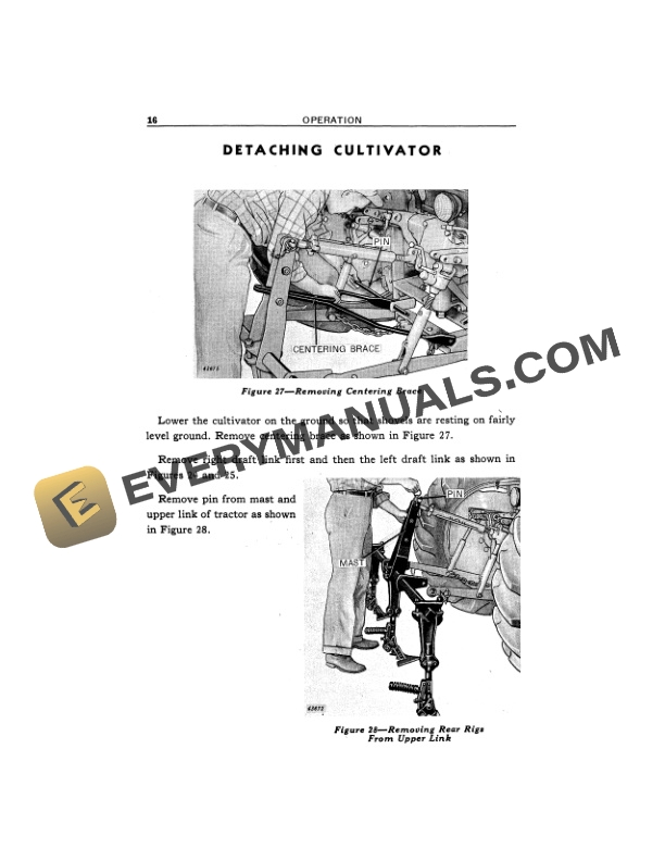 John Deere 420 SERIES FOUR ROW CULTIVATOR Operator Manual OMN34255 2