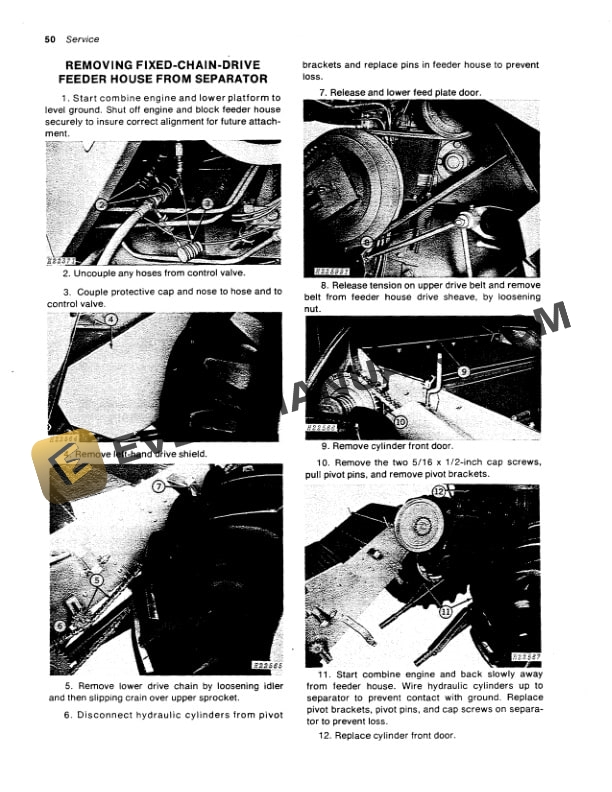 John Deere 4400 Combine Operator Manual OMH84603 2