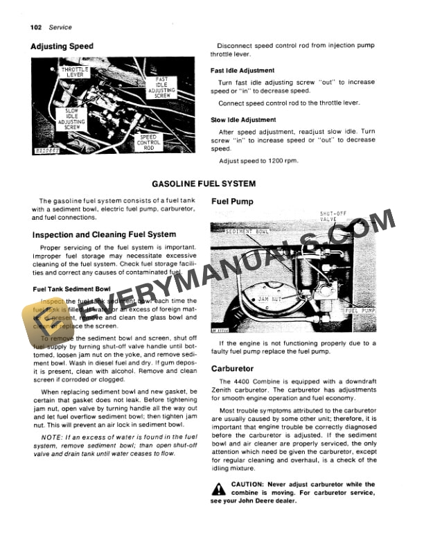 John Deere 4400 Combine Operator Manual OMH84603 3