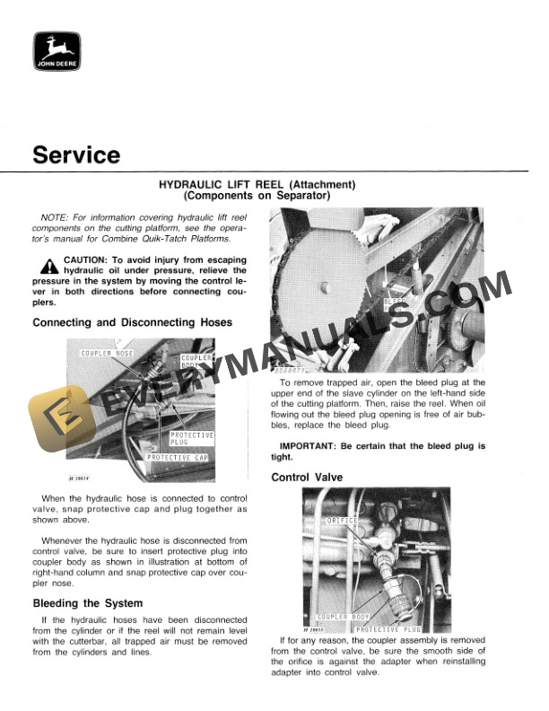 John Deere 4400 Combine Operator Manual OMH86804 2