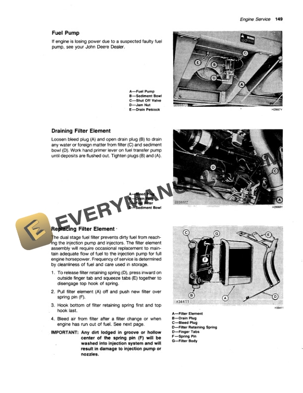 John Deere 4420 Combine Operator Manual OMH116958 3