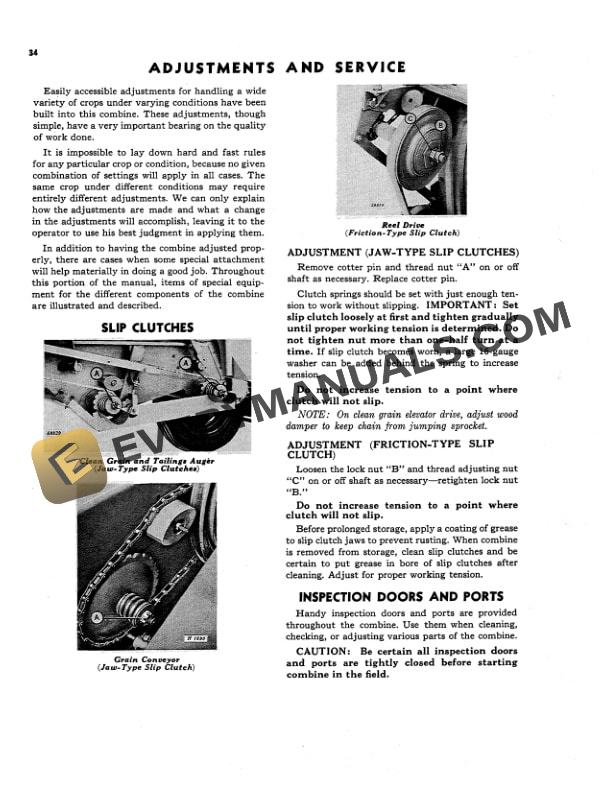 John Deere 45 Hi Lo Combine Operator Manual OMH90736 2