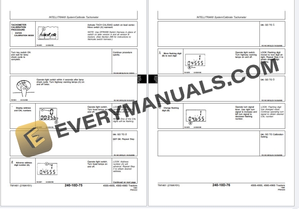 John Deere 4555 4560 4755 4760 4955 4960 Tractor Operation Test Manual TM1461 PDF 7 John Deere 4555 4560 4755 4760 4955 4960 Tractor Operation Test Manual TM1461 PDF - Image 5