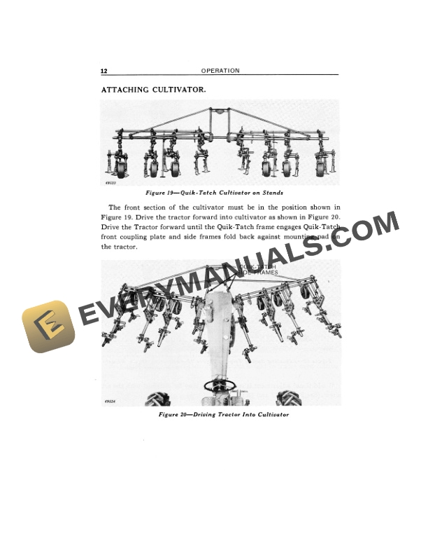 John Deere 4600 SERIES FOUR ROW CULTIVATOR Operator Manual OMN39156 2
