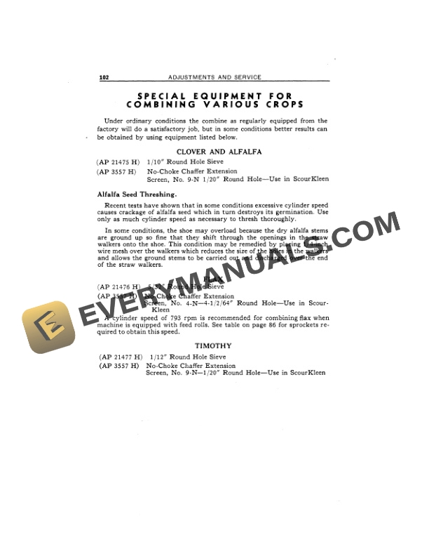 John Deere 55 Combine Operator Manual OMH13157 3