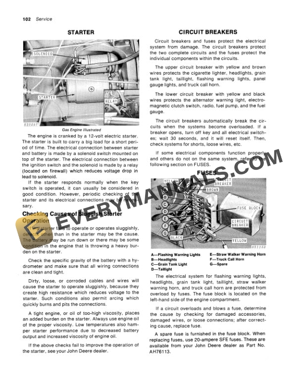 John Deere 6602 Combine Operator Manual OMH85751 3