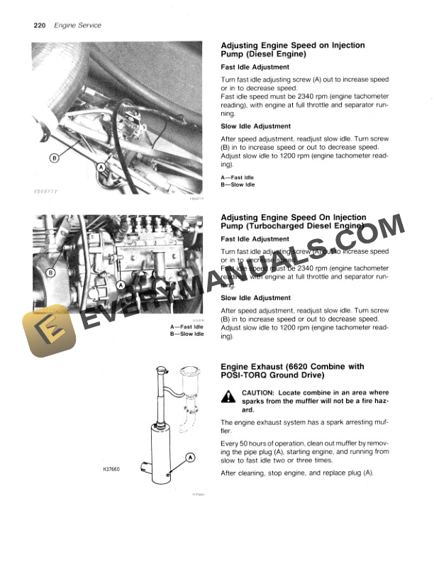John Deere 6620 SIDEHILL 6620 7720 AND 8820 Combine Operator Manual OMH114163 3