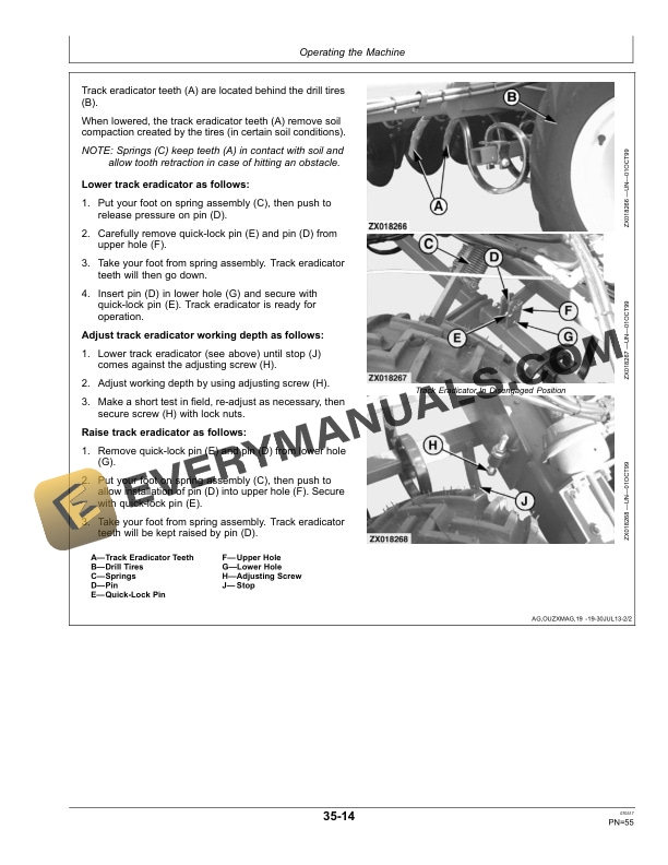 John Deere 740A Mulch Drill Operator Manual OMA110475 4 John Deere 740A Mulch Drill Operator Manual OMA110475-2