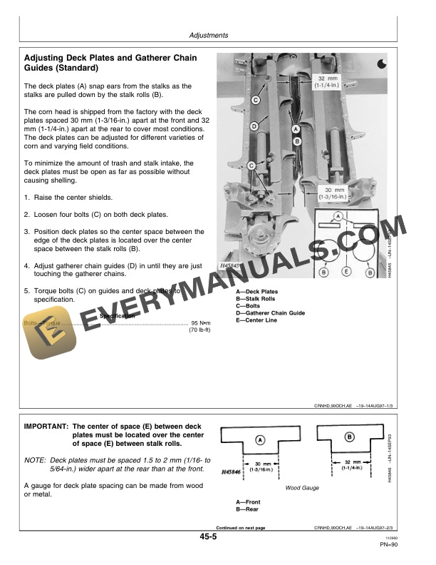 John Deere 90 Series Corn Heads Operator Manual OMH175278 3