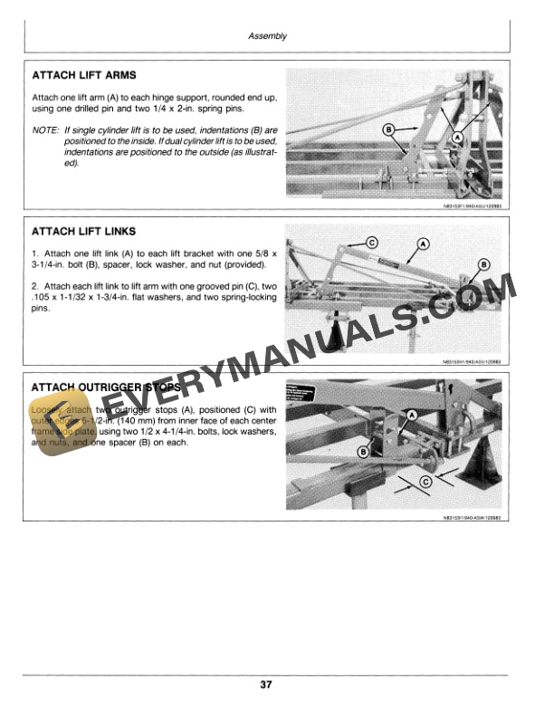 John Deere 940 SERIES INTEGRAL FIELD CULTIVATOR Operator Manual OMN159598 3