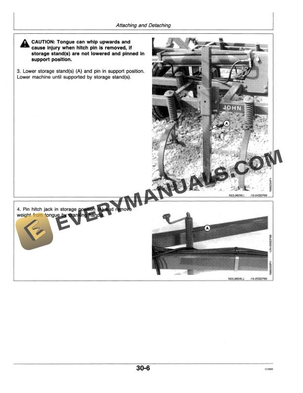 John Deere 960 SERIES DRAWN FIELD CULTIVATOR Operator Manual OMN200083 2